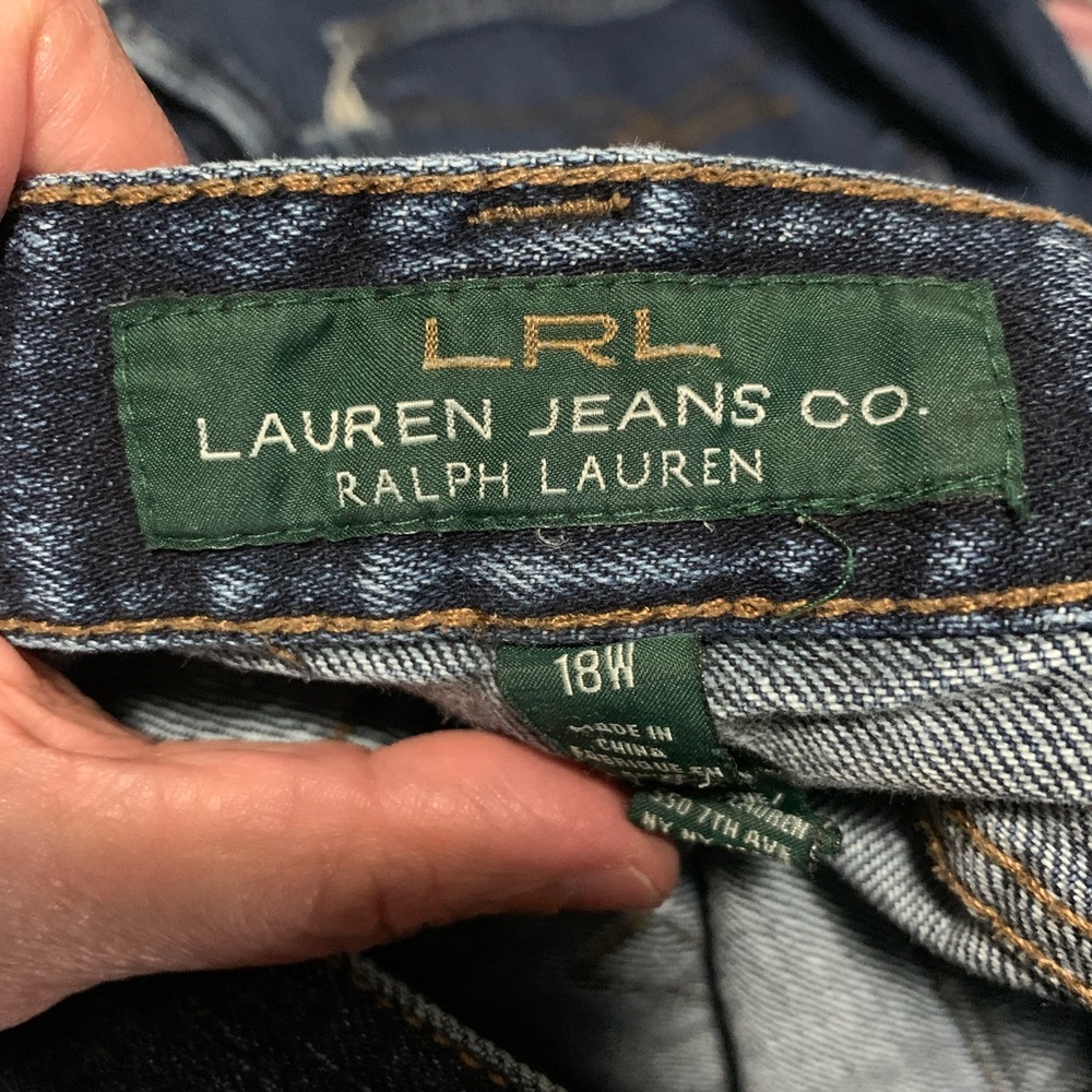 Two pairs of Ralph Lauren 18 w jeans. - Picture 4 of 4
